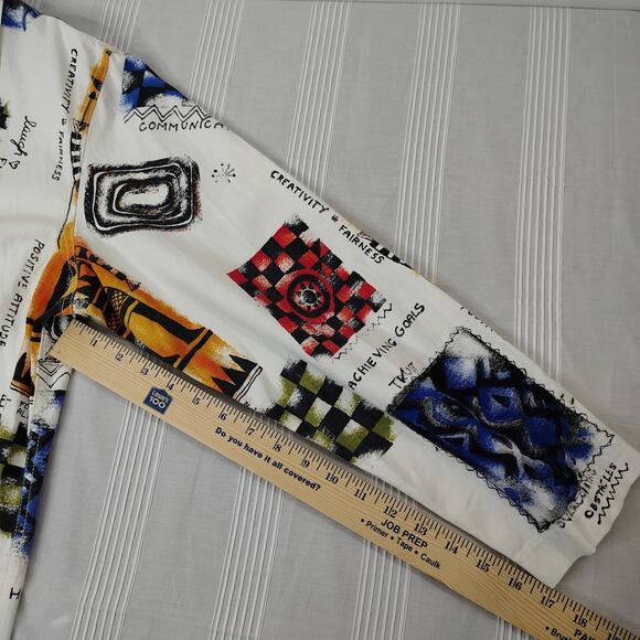 Chico’s Shaman Speaks Jacket Womens 3 / X-Large Abstract Artsy Positive Graphic - Picture 12 of 14